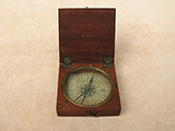 Early 19th century travellers compass by Robert Bancks, London.